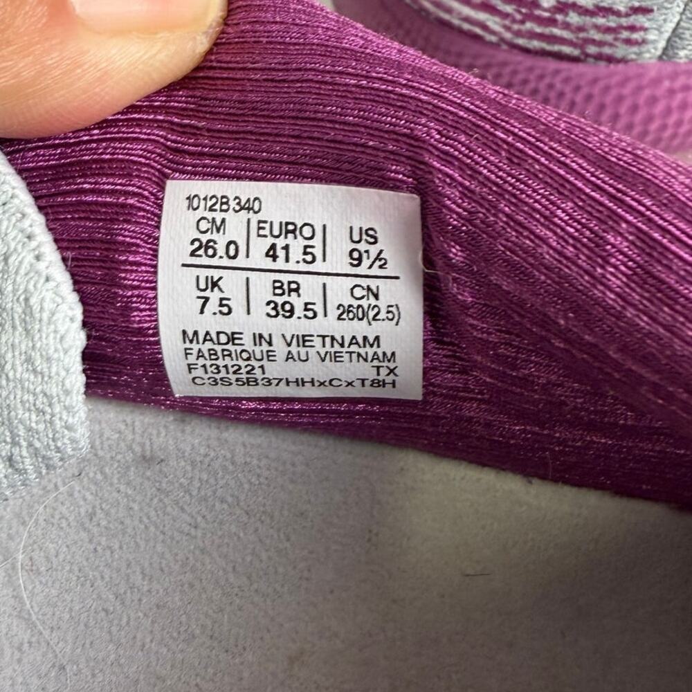 ASICS GEL-Nimbus 24 Women’s 9.5 Gray Pink Purple Running Shoes 1012B340 - Picture 4 of 10